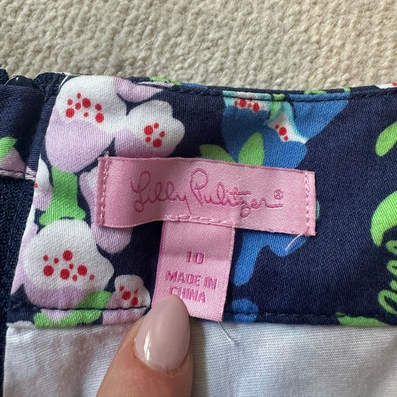 Lilly Pulitzer Jarvey Foxglove Floral Skort (Size 10) - Picture 7 of 10